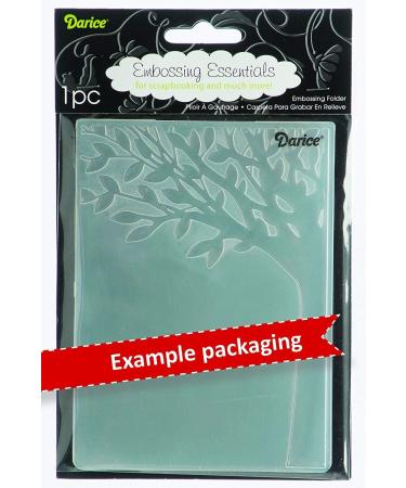 Darice 1217-63 Damask Embossing Folder - 5 x 7-Inch Clear | High-Quality Embossing Tool - Buy Online on SooperMarket.com