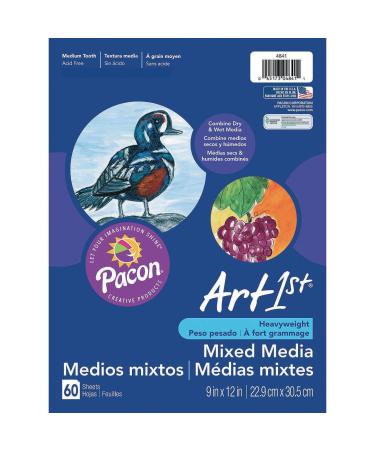 UCreate Mixed Media Art Paper  Heavyweight  9 x 12  60 Sheets