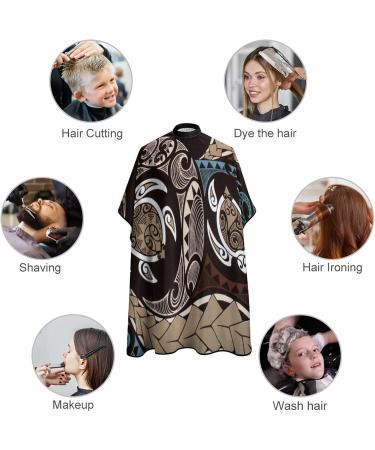 Hawaiian Honu Sea Turtle Barber Cape | Cute Hair Cutting Apron for Kids - Professional Quality - Buy Online on SooperMarket.com