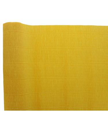 Premium Italian Crepe Paper Roll Heavy-Weight 180 Gram - 576 Goldenrod
