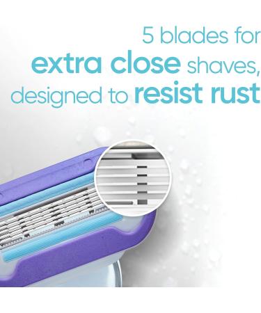 Venus Deluxe Smooth Swirl Women's Razor Blade Refills 8 Count 8 Count (Pack of 1) - Buy Online on SooperMarket.com