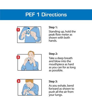 Microlife Digital Peak Flow Meter with FEV1 | Reliable Respiratory Spirometer for Home Monitoring Asthma & COPD - Buy Online on SooperMarket.com