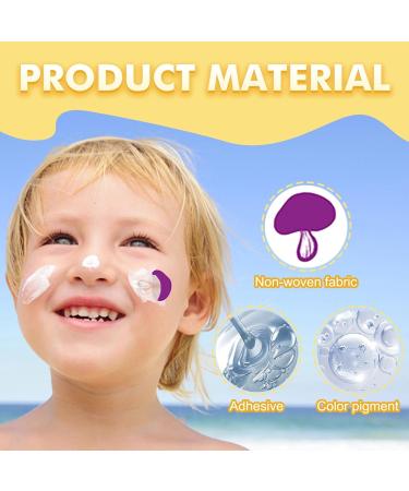 Neamou Sunscreen Stickers | Color-Changing Sun-Screen Patches Sunblock Face Stick Sunblock Patches Clear Sunscreen Stick for Face Know When to Re-Apply BSZ-004 - Buy Online on SooperMarket.com
