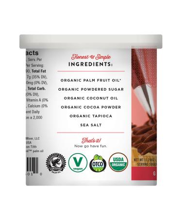 Miss Jones Organic Vegan Chocolate Buttercream Frosting - 11.29 oz | Perfect for Icing & Decorating - Buy Online on SooperMarket.com