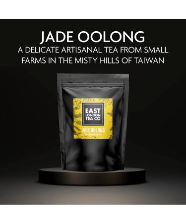 East London Tea Co. - JADE OOLONG Loose Leaf Tea | High in Antioxidants | 100% Natural Ingredients (80g Pouch) - Buy Online on SooperMarket.com