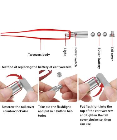 Portable 2-Piece Stainless Steel Ear Pick Cleaner for Kids - Lightweight & Travel-Friendly - Buy Online on SooperMarket.com