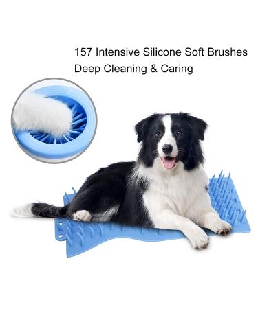 DOGNESS Automatic Dog Paw Cleaner for Small & Medium Dogs and Cats - Blue - Buy Online on SooperMarket.com