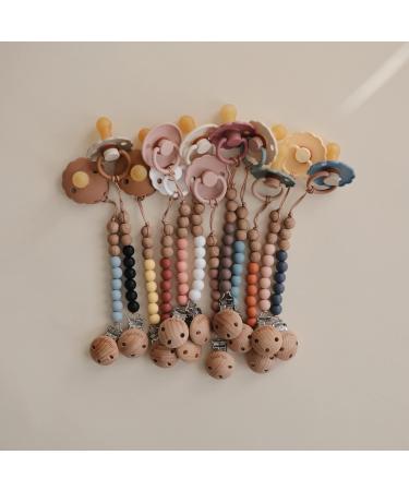 FRIGG Daisy Natural Rubber Baby Pacifier | Made in Denmark | BPA-Free (Blush/Cream 6-18 Months) 2-Pack - Buy Online on SooperMarket.com
