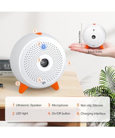 Anti Barking Device Auto Dog Barking Deterrent Devices Ultrasonic Dog Control Stop Dog Barking Device Ultrasonic Anti Dog Barking Pet Gentle Anti Barking Device for Small Large Dogs Indoor Outdoor White#0108HJU - Buy Online on SooperMarket.com