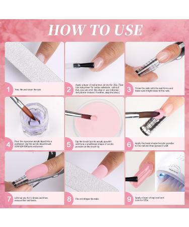 Morovan Acrylic Nail Kit with Drill - 12 Colors Acrylic Powder Set with UV Light - Professional Nail Extension Starter Kit for Home Nail Art - Buy Online on SooperMarket.com