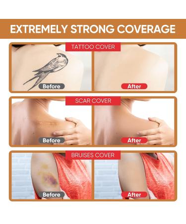 Invisible Waterproof Tattoo Cover Up Tape for Scars & Tattoos - 12Pcs - Buy Online on SooperMarket.com