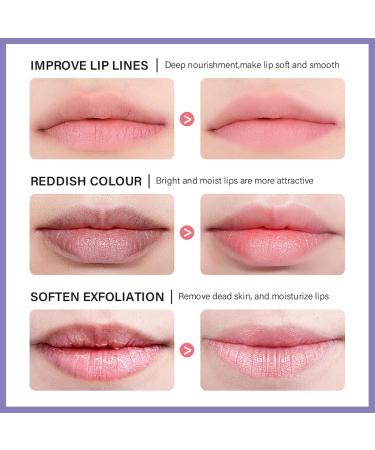 Lip Sleeping Mask Grape Lip Masks Grape Lip Balm for Fades Lip Lines Lip Moisturiser Lip Balms for Dry Chapped Peeling Cracked Lips Dark Lips Care 20g - Buy Online on SooperMarket.com