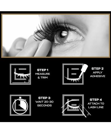 Eylure Lash Illusion Faux Mink No. 310 False Lashes with Adhesive - 1 Pair - Buy Online on SooperMarket.com