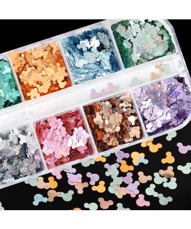 3D Holographic Nail Glitters Art Sequins - Colorful Ultra-Thin Design Flakes for Designer Fashion Nail Art 2021 - Buy Online on SooperMarket.com