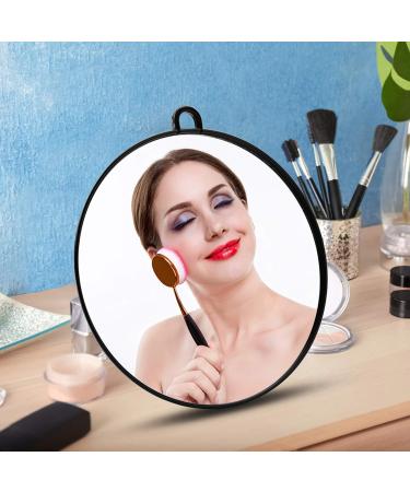 Beauty Mirror Professional Hand held Round Mirror with Handle for Personal & Hair Salon Use - Buy Online on SooperMarket.com