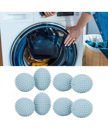 LANTRO JS Pack of 8 Dryer Balls for Tumble Dryer Washing Ball Dryer Balls Hedgehog Balls for Home Clothes Cleaning Reusable - Buy Online on SooperMarket.com