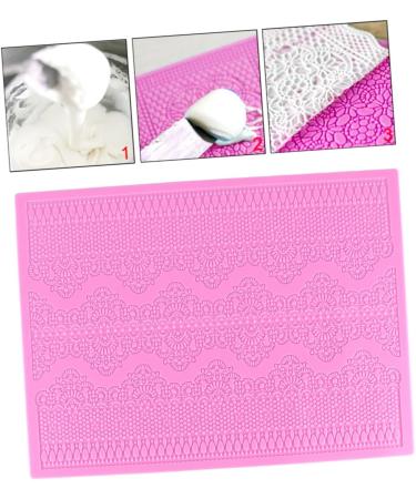 3pcs Christmas Decor Silicone Mold Silicone Cupcake Cookie Molds Cake Decorating Supplies Cookie Decorating Cookie Cutters Silicone Cake Emossing Mold Candy Decorative Items Pinkx3pcs mediumx3pcs - Buy Online on SooperMarket.com