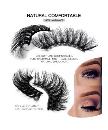 Press On Nails & Faux Mink Lashes Set | Natural Look Stick-On Nails & False Eyelashes for Effortless Beauty - Buy Online on SooperMarket.com