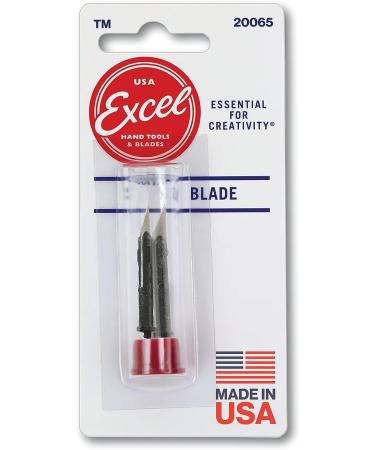Excel Blades #65 Pen Knife Replacement Blades - Set of 6, Made in USA | Compatible with K47 Hobby Knife for Cutting, Scoring, Trimming - Buy Online on SooperMarket.com