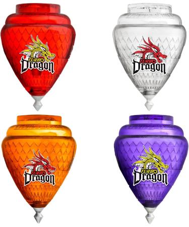 Buy TROMPOS COMETA Turbo Dragon Spinning Top | International Shipping | Random Color | Rotating Tip - Buy Online on SooperMarket.com