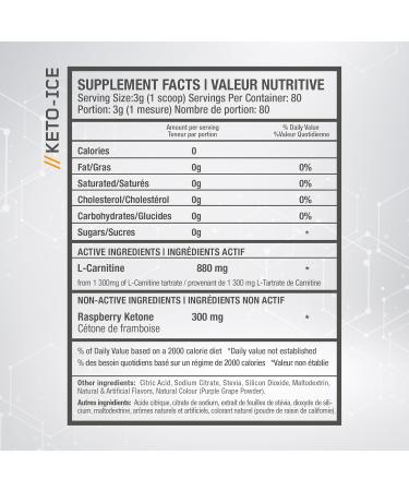 Beyond Yourself - Keto-Ice | Stimulant-Free Thermogenic Fat Burner | Advanced Metabolism Booster Energy Enhancer & Weight Management | Formulated with L-Carnitine & Raspberry Ketone | Island Punch - Buy Online on SooperMarket.com