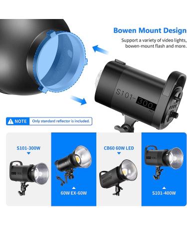Neewer 7'' Standard Reflector Diffuser Dish for Bowens Mount Studio Flash Light - Buy Online on SooperMarket.com