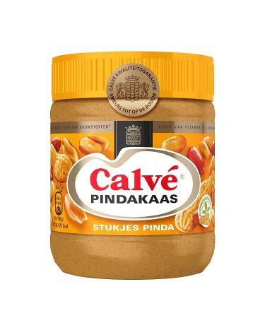 Calv peanut Butter Crunchy with Peanut pieces - 350gr