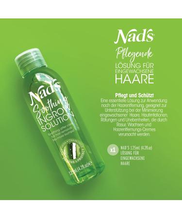 Nad's After Shave Balm for Ingrown Hair Treatment | Soothes Redness & Razor Burn | 125ml (Pack of 2) - Ideal for Women & Men - Buy Online on SooperMarket.com