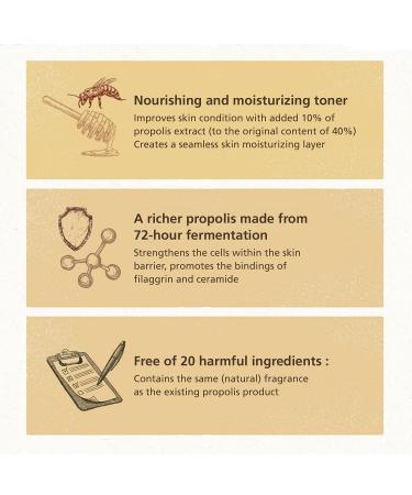 SKINFOOD Royal Honey Propolis Enrich Toner 160ml - Hydrating Facial Toner with Honey Extracts for Anti-Aging and Skin Nourishment - Buy Online on SooperMarket.com