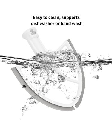 Plastic Flex Edge Beater for 5QT Bowl-Lift Stand Mixer Blender Whip Mixing Head Replacement Paddle Parts Kitchen Aid Mixer Attachment - Buy Online on SooperMarket.com