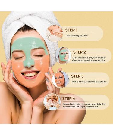 Clay Face Mask - Clay Mask For Controlling Oil And Refining Pores 2 Colors Cleansing Mask Deep Cleansing Mud Mask Spa Face Mask For Detoxing Hydrating Face Mask Improve Pore Blemish - Buy Online on SooperMarket.com