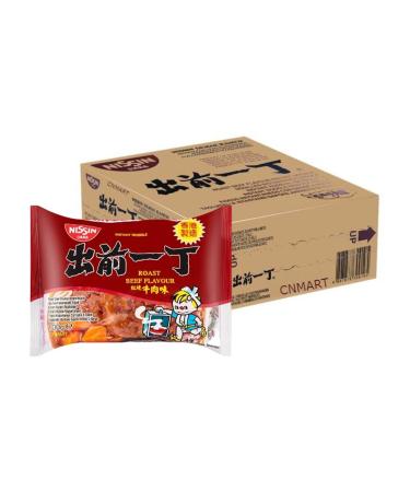 Nissin Roast Beef Flavour Demae Ramen Instant Noodle 100g (Pack of 30) by CNMART