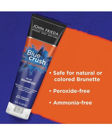 Blue Crush Brunette Shampoo & Conditioner Set - Neutralizes Brassiness - 8.3 fl oz - Buy Online on SooperMarket.com