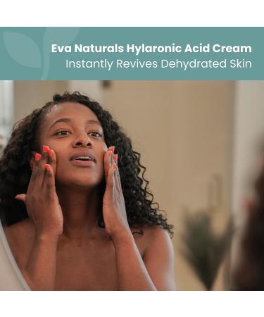Eva Naturals Hydrating Face Cream with Hyaluronic Acid - Anti-Aging Moisturizer with Aloe Vera & Retinol - Firming Day & Night Cream (1.7 Fl Oz) - Buy Online on SooperMarket.com