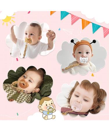 Symbolife Pacifier Clip Macrame Braided Baby Pacifier Clips Boho Handmade Pacifier Strap Wooden Paci Clip Toy Straps Neutral Pacifier Clips 3 Pack Mixed 3 - Buy Online on SooperMarket.com