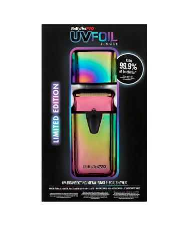 Buy BaBylissPRO UV Metal Foil Single Head Shaver - Iridescent | International Shipping Available - Buy Online on SooperMarket.com