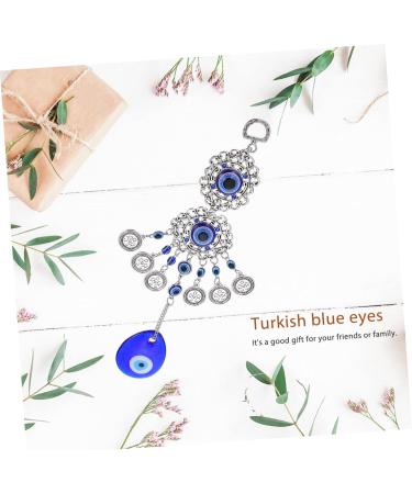 ORFOFE Blue Eyes Pendant Decor Ornament Car Tote Trendy Purse Turkish Blue Eyes Fashion Devil Eye Necklace - Buy Online on SooperMarket.com