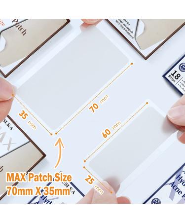 AUSLKA Large Blemish Pimple Patches (20 Strips) - Hydrocolloid Spot Dots for Blemishes - XL Ultra Thin 20 Count - Buy Online on SooperMarket.com