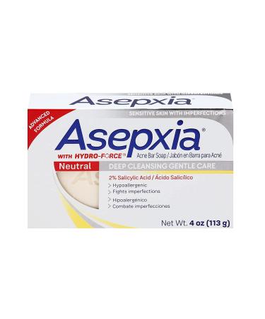 Asepxia Cleansing Bar Neutral 4 Ounce Multipack - Pack of 5 - Buy Online on SooperMarket.com