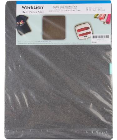 WORKLION Heat Press Mat 13x17 - Large Fireproof Heating Mat for Cricut Easypress/Easypress 2 - Vinyl HTV Ironing Insulation - Buy Online on SooperMarket.com