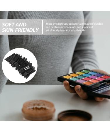 KALLORY 50pcs Makeup Sponge Make up Sponges for Face Brush Eyeshadow Cleaning Brush Lip Brush Disposable 1 count (Pack of 1) Black - Buy Online on SooperMarket.com