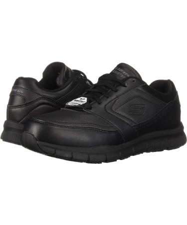 Skechers Men's Nampa Food Service Shoe 10.5 Black - Slip-Resistant Work Footwear - Buy Online on SooperMarket.com