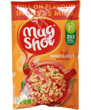 Mugshot Instant Noodles Variety 6 Pack (2 x Sweet & Sour - 67g 2 x Chow Mein - 45g 2 x Chicken Sweetcorn - 54g) - Buy Online on SooperMarket.com