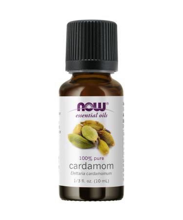 Now Foods Essential Oils 100% Pure Cardamom 1/3 fl oz (10 ml)