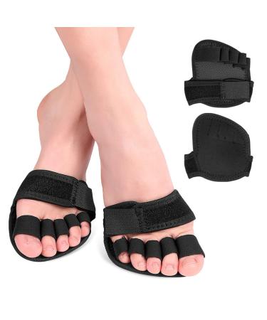 Toe Separator ANGGREK Toe Correction Straightener Buffer Relieve Standing Fatigue Toe Correction Forefoot Pads Toe Correction Straightener for 5 Fingers(S)