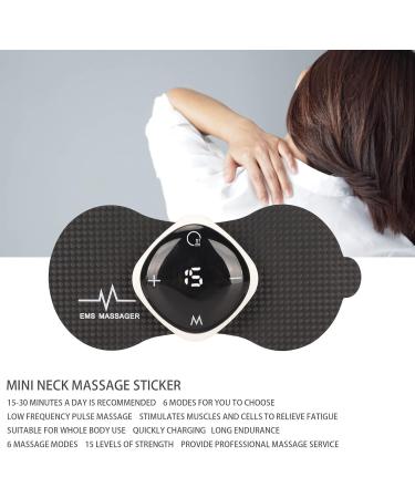 Electric Neck Massager - 6 Modes 15 Gears Heating & Low-Frequency Impulse | Whole Body Massage Device Patch - Buy Online on SooperMarket.com