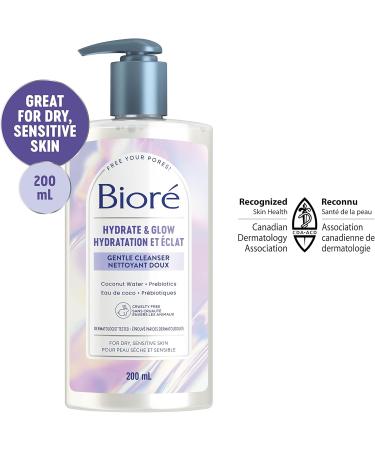 Bior Hydrate & Glow Gentle Face Cleanser Duo Dermatologist Tested Cruelty Free Hydrating Cleanser (Pack of 2) - Buy Online on SooperMarket.com