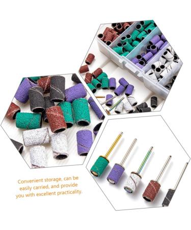 1 Set Nail Polish Set Nail Art Tools Sanding Bits for Nail Drill White Sanding Bands for Nail Drill Manicure Buffing Fine Grit Sanding Bands for Nail Drill Nail Sanding Bands Alloy Gogogmee - Buy Online on SooperMarket.com