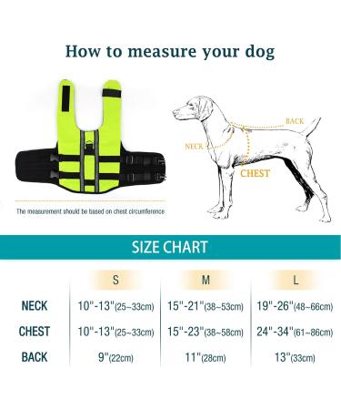 NAMSAN Small Dog Life Jacket | Inflatable Vest with Reflective Stripe & Safety Handle | Adjustable Buoyancy Aid | Puppy Flotation Jacket in Green-S - Buy Online on SooperMarket.com
