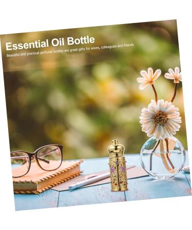 Essential Oil Empty Bottle - Perfume Storage & Dispensing for Arabia | Delicate Middle East Decor - Buy Online on SooperMarket.com